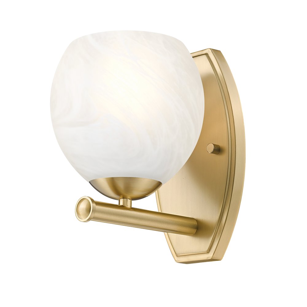 Z-Lite 1 Light Wall Sconce, Modern Gold. Picture 3