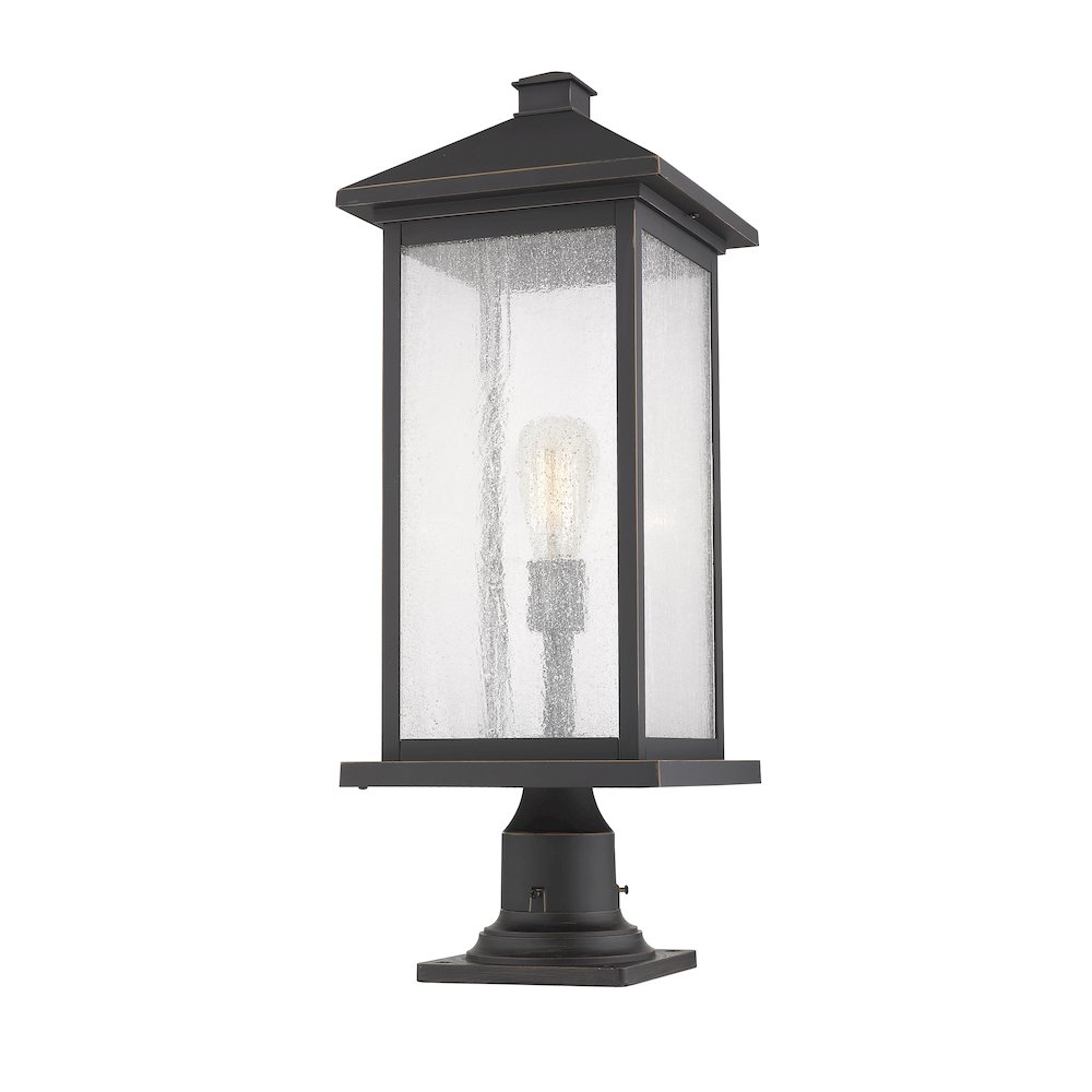 Z-Lite 1 Light Outdoor Pier Mounted Fixture. Picture 4