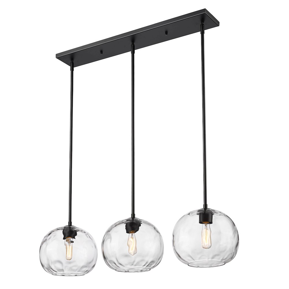 Z-Lite 3 Light Linear Chandelier. Picture 1