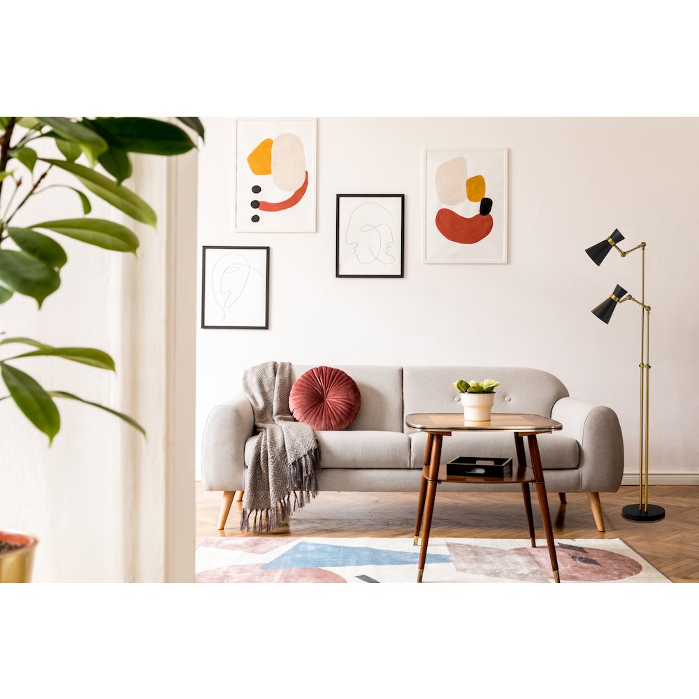 Z-Lite 2 Light Floor Lamp. Picture 7
