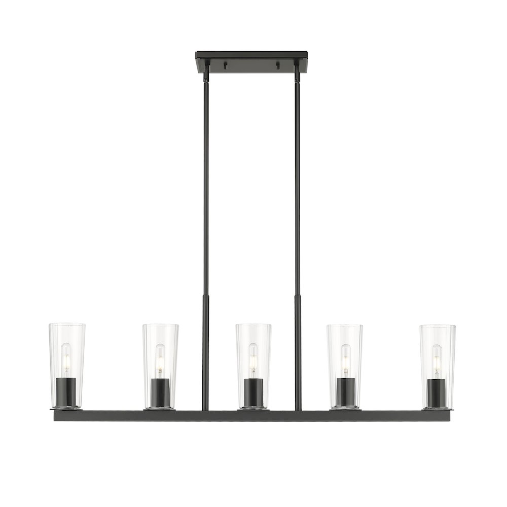 Z-Lite 5 Light Linear Chandelier. Picture 3