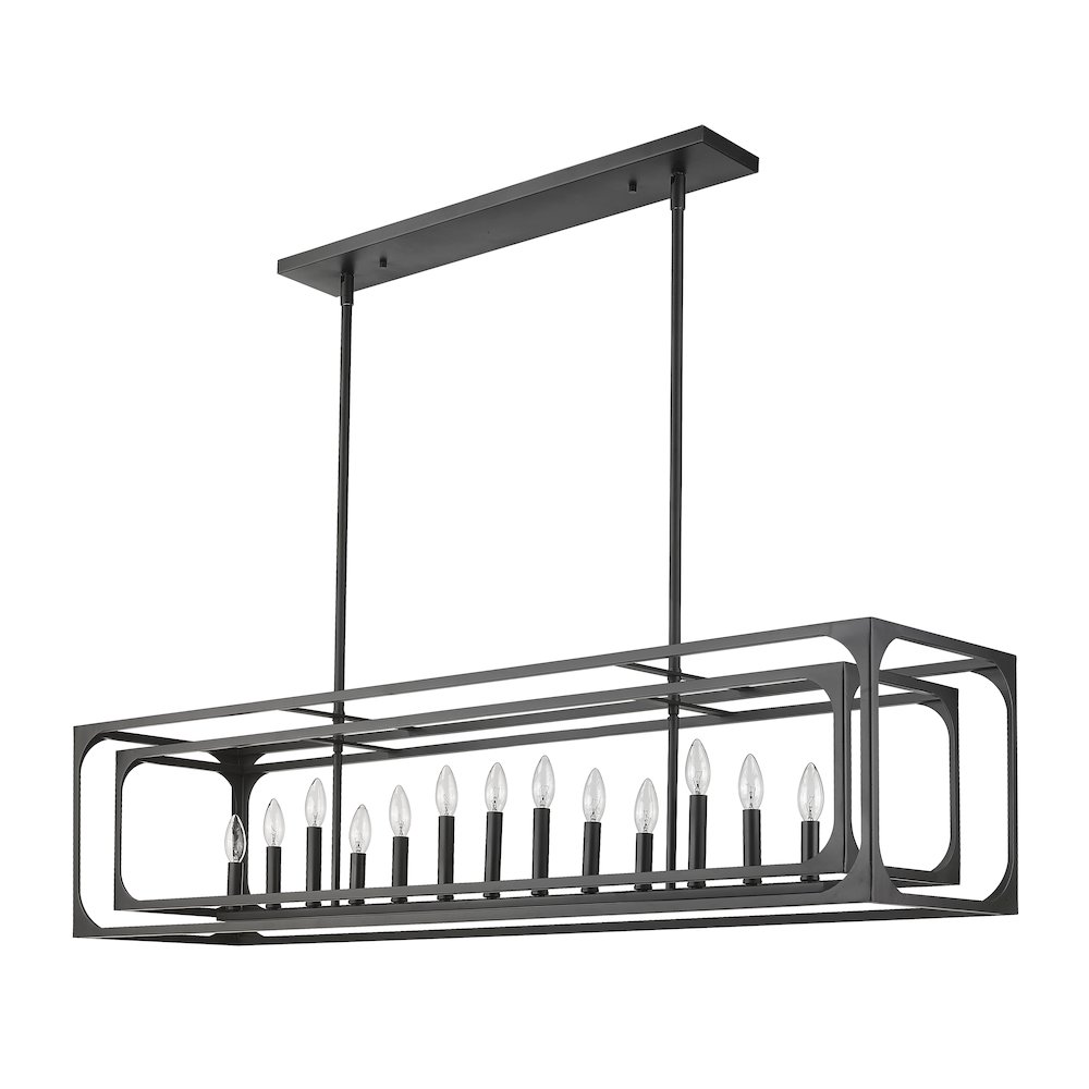 Z-Lite 13 Light Linear Chandelier. Picture 5