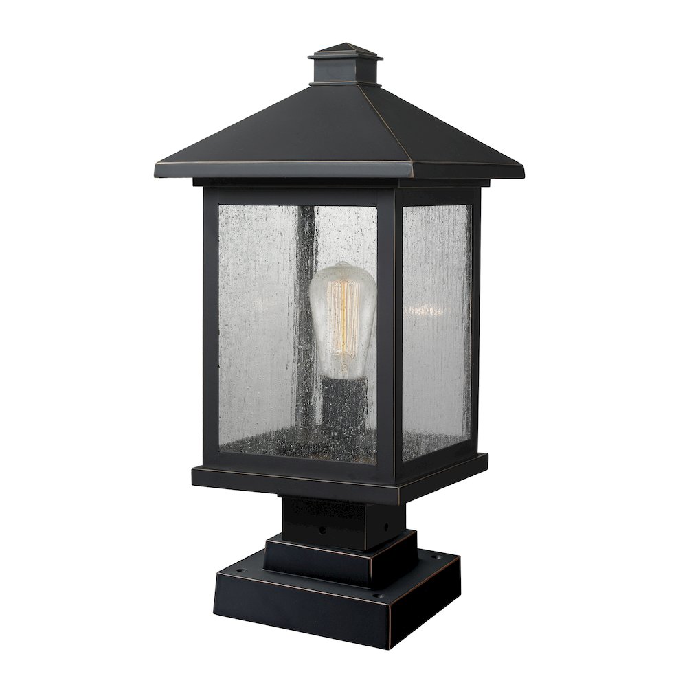 Z-Lite 1 Light Outdoor Pier Mounted Fixture. Picture 1