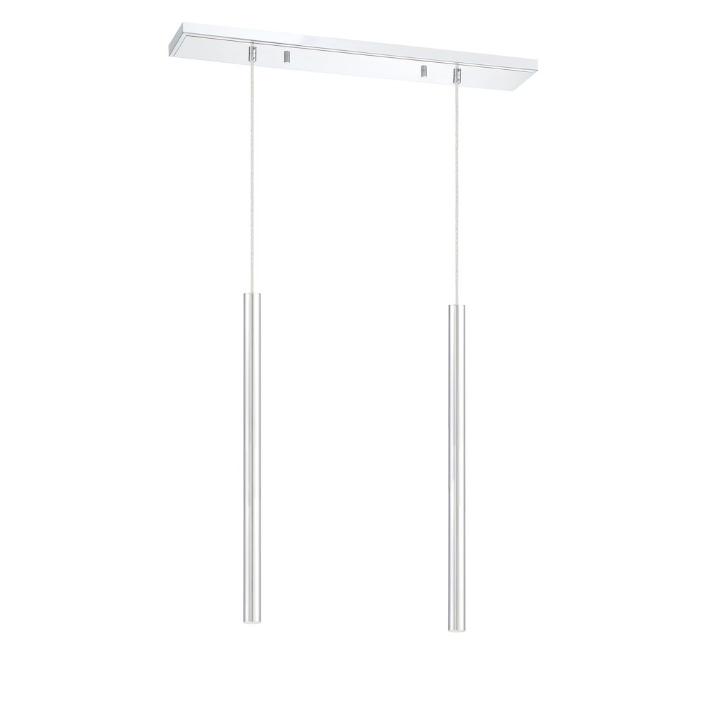 Z-Lite 2 Light Linear Chandelier. Picture 5
