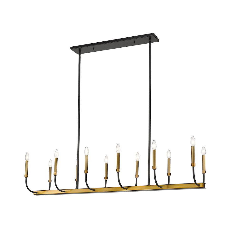 Z-Lite 12 Light Linear Chandelier. Picture 1