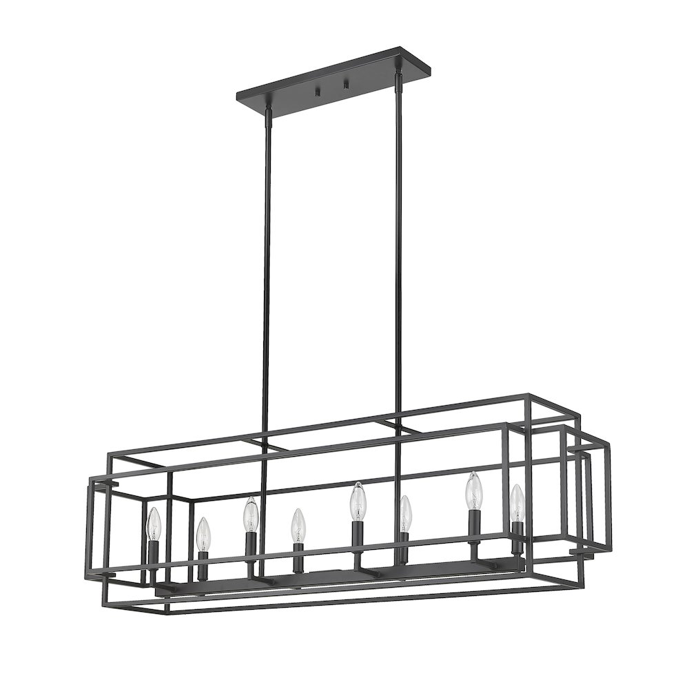 Z-Lite 8 Light Linear Chandelier. Picture 5