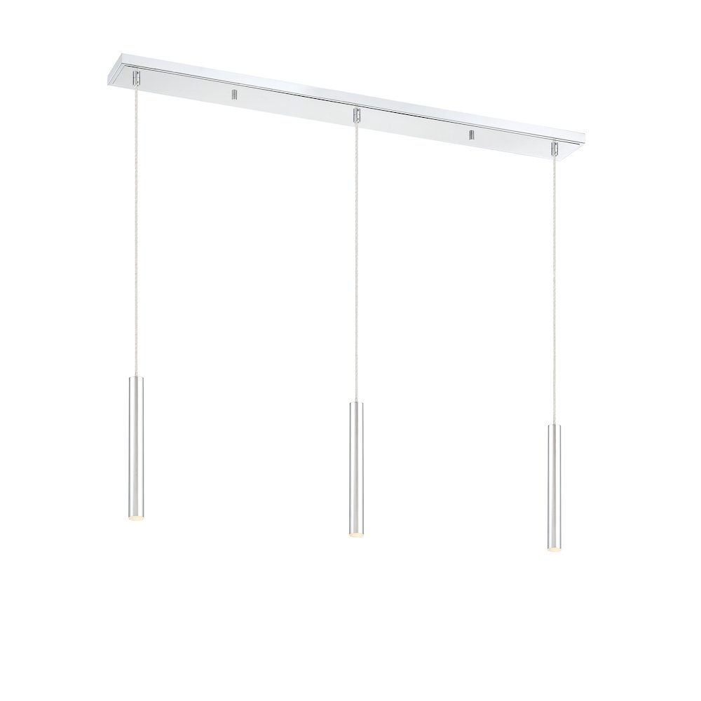 Z-Lite 3 Light Linear Chandelier. Picture 2