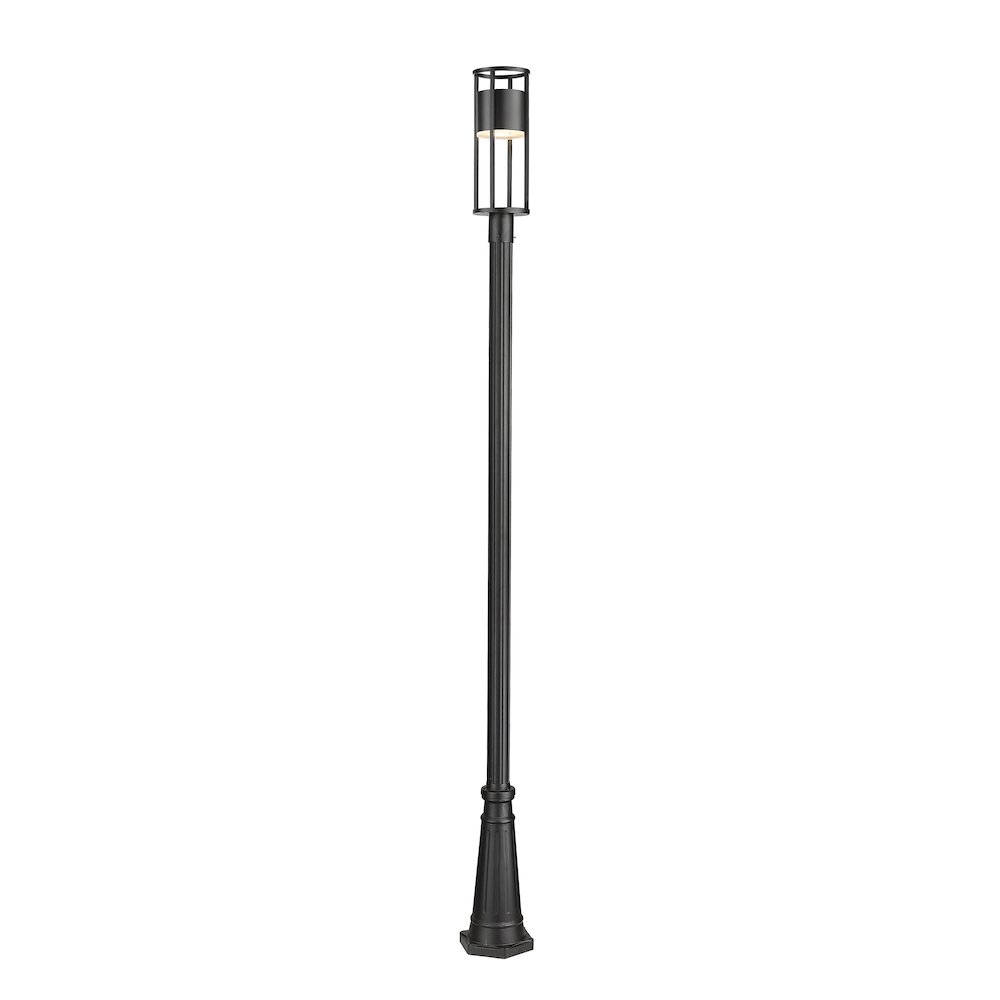 Z-Lite 1 Light Outdoor Post Mounted Fixture. Picture 1