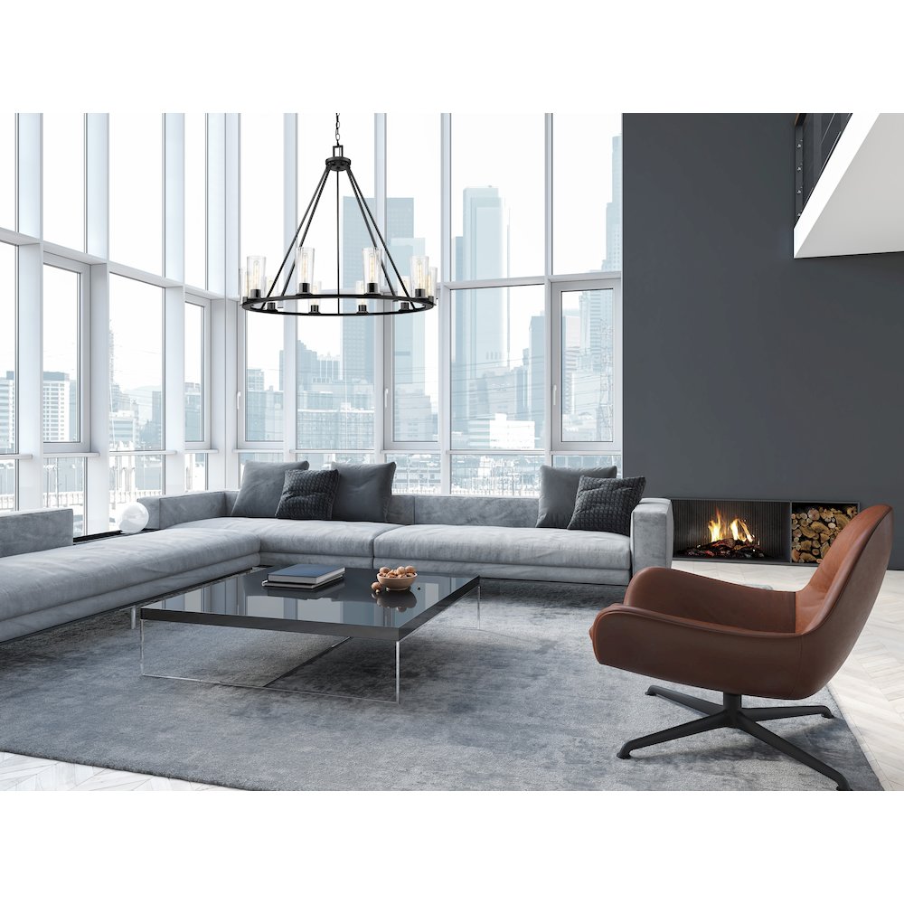 Z-Lite 10 Light Chandelier. Picture 6