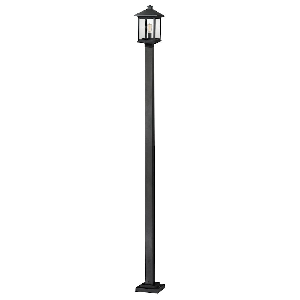 Z-Lite 1 Light Outdoor Post Mounted Fixture. Picture 1