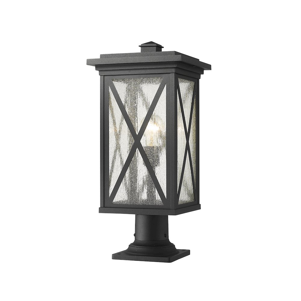 Z-Lite 1 Light Outdoor Pier Mounted Fixture. Picture 1