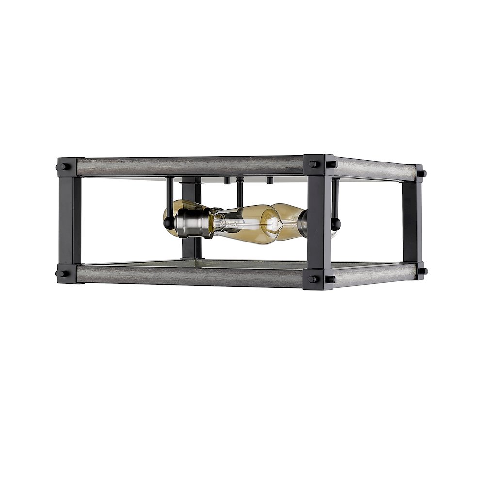 Z-Lite 3 Light Flush Mount. Picture 5