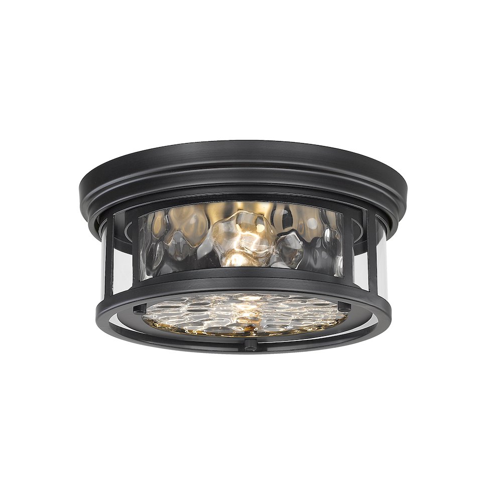 Z-Lite 2 Light Flush Mount. Picture 1