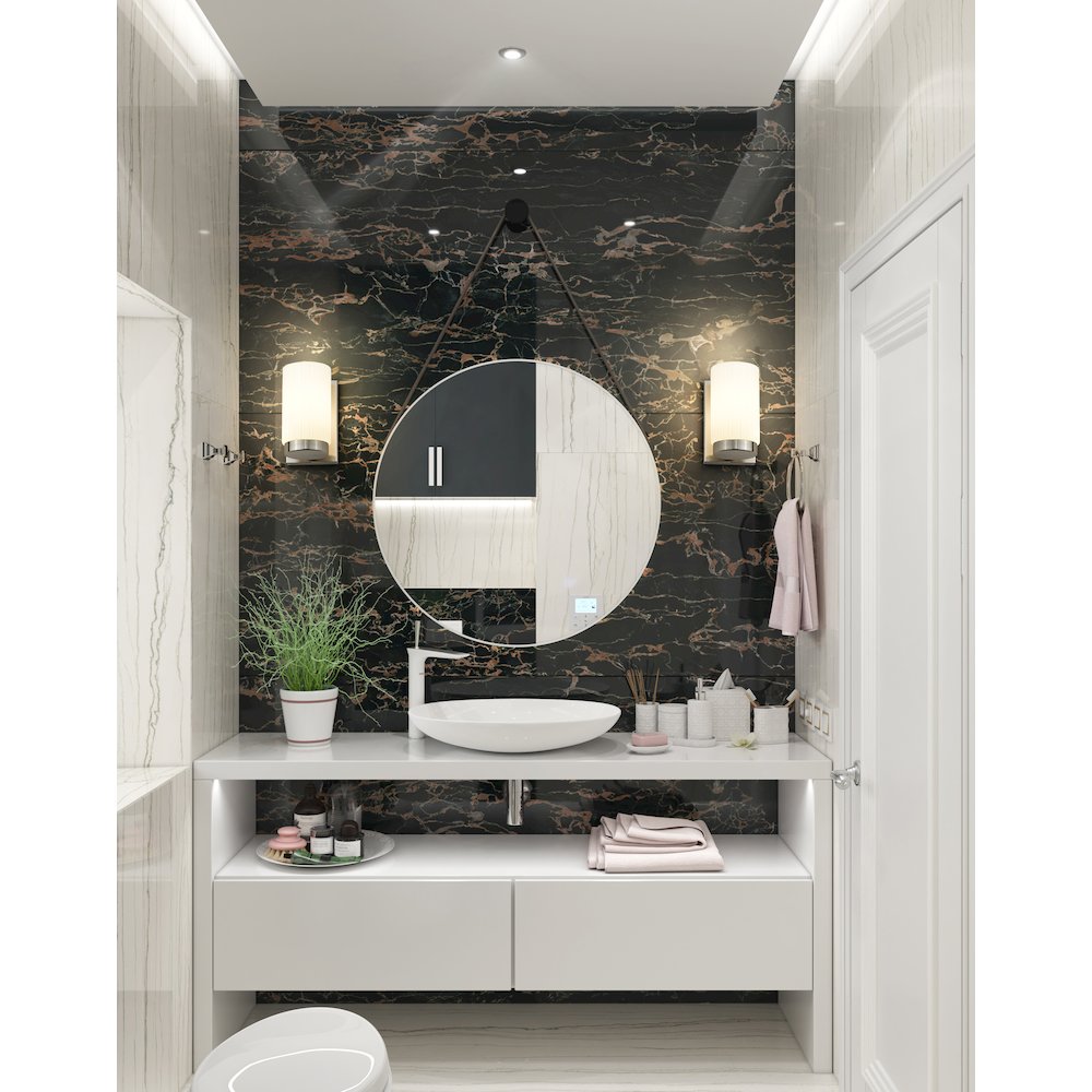 Z-Lite Burk 1 Light Wall Sconce, Brushed Nickel. Picture 7