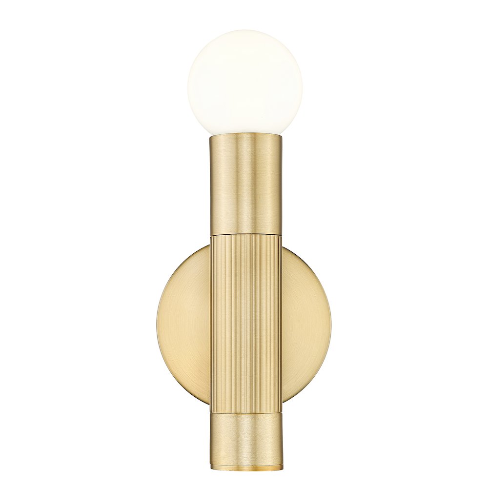 Z-Lite Stari 1 Light Wall Sconce in Modern Gold color, Steel frame. Picture 3