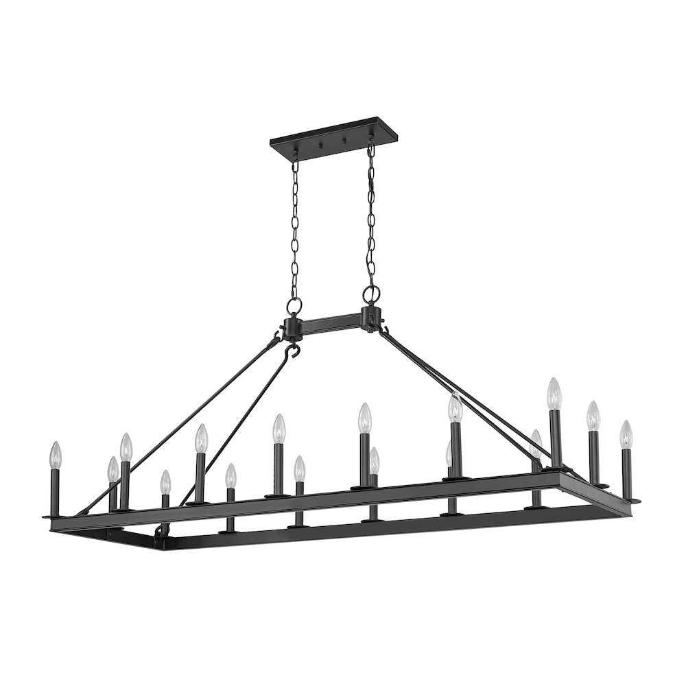 Z-Lite 16 Light Linear Chandelier. Picture 5