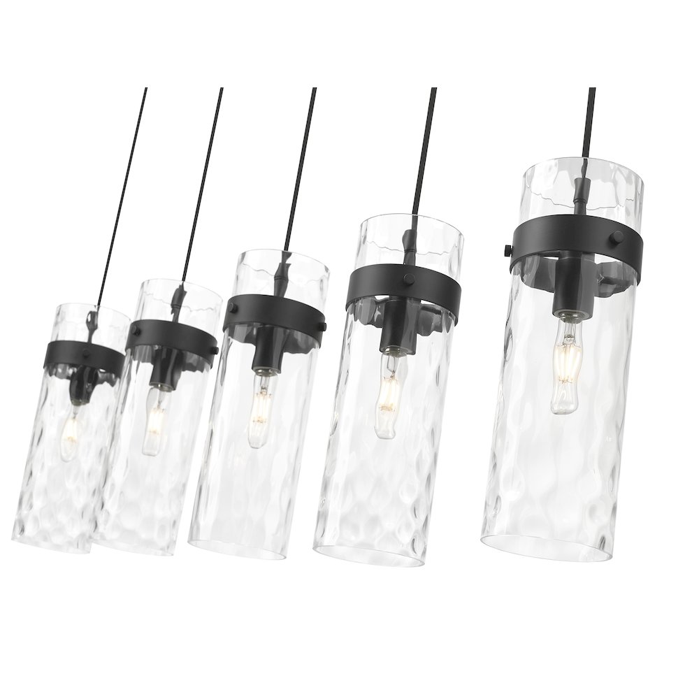 Z-Lite 5 Light Linear Chandelier. Picture 4