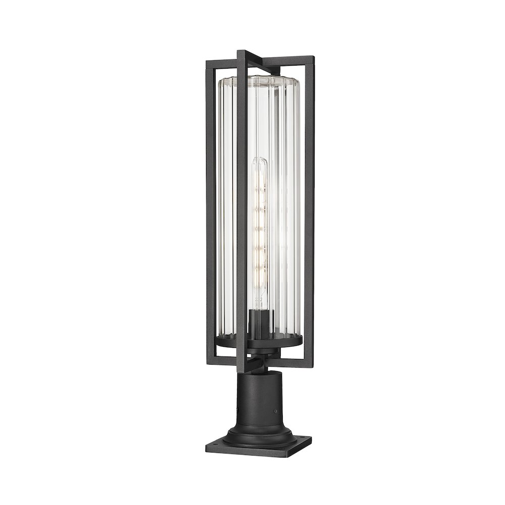 Z-Lite 1 Light Outdoor Pier Mounted Fixture. Picture 1