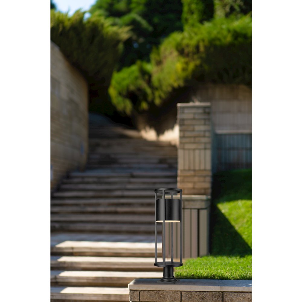 Z-Lite 1 Light Outdoor Pier Mounted Fixture. Picture 7