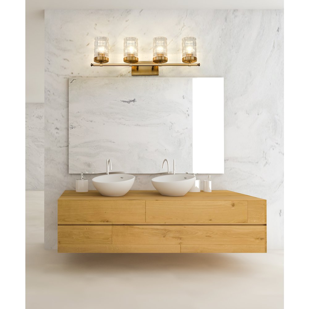 Z-Lite 4 Light Vanity. Picture 7
