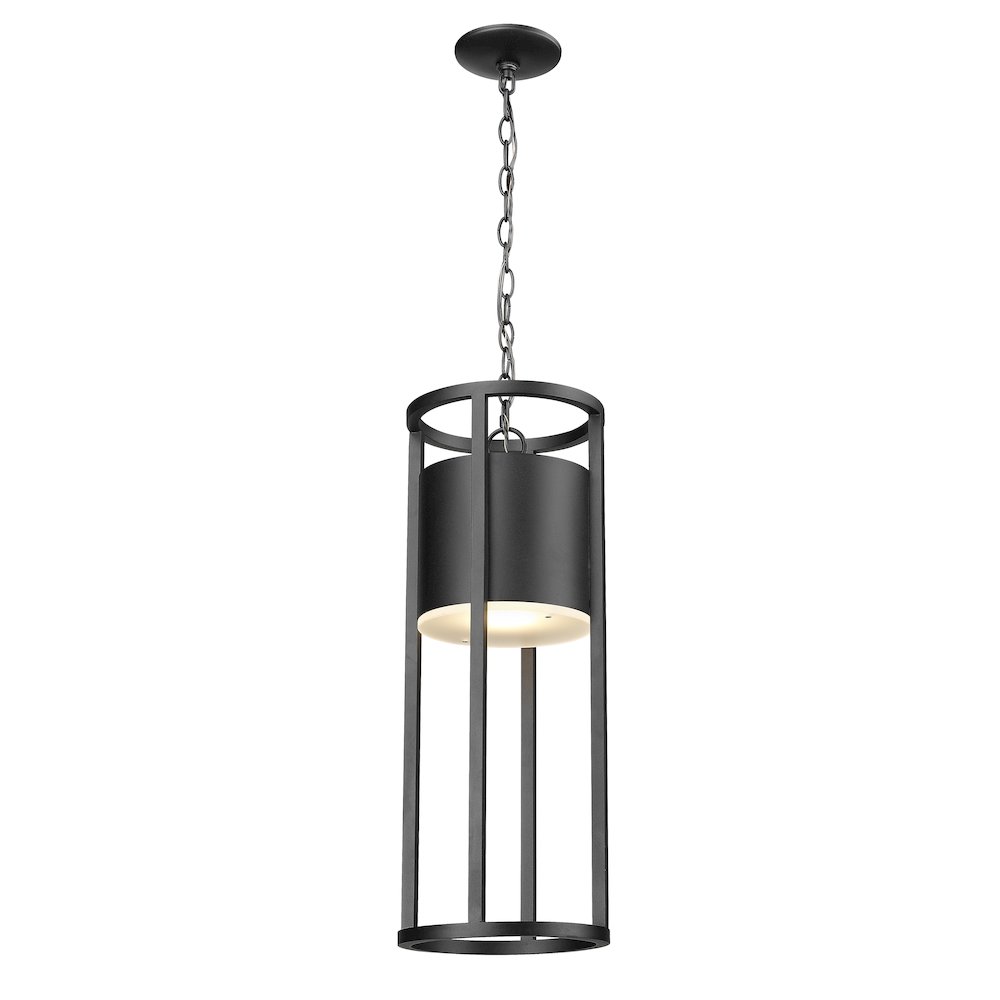 Z-Lite 1 Light Outdoor Chain Mount Ceiling Fixture. Picture 3