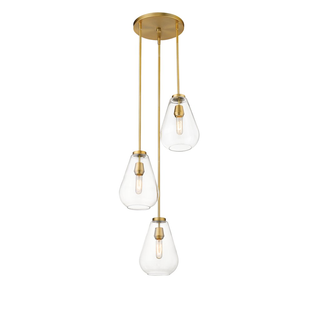 Z-Lite 3 Light Chandelier. Picture 1