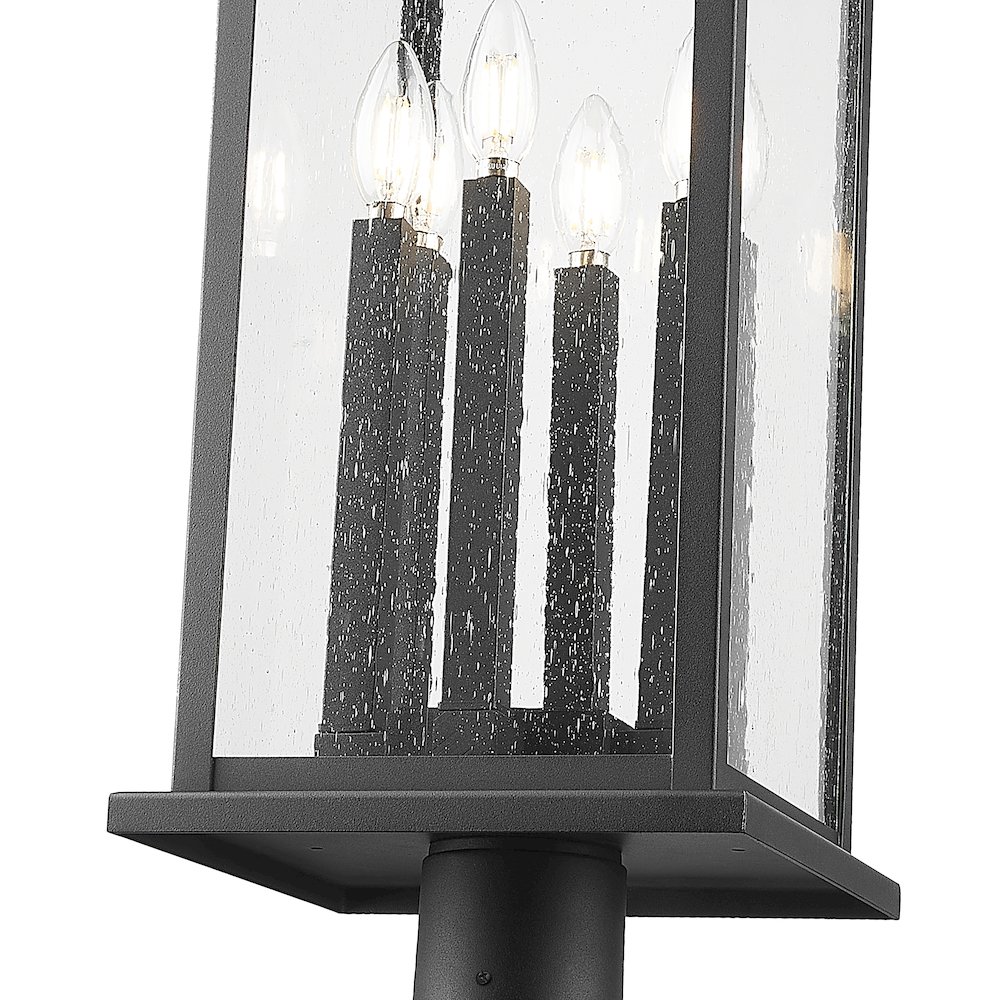 Z-Lite 6 Light Outdoor Post Mounted Fixture. Picture 4