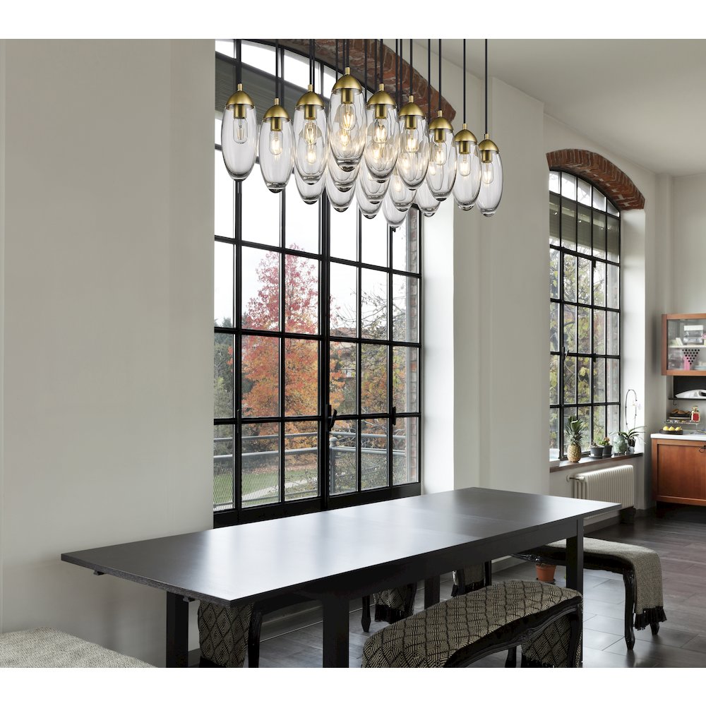 Z-Lite 17 Light Linear Chandelier. Picture 6