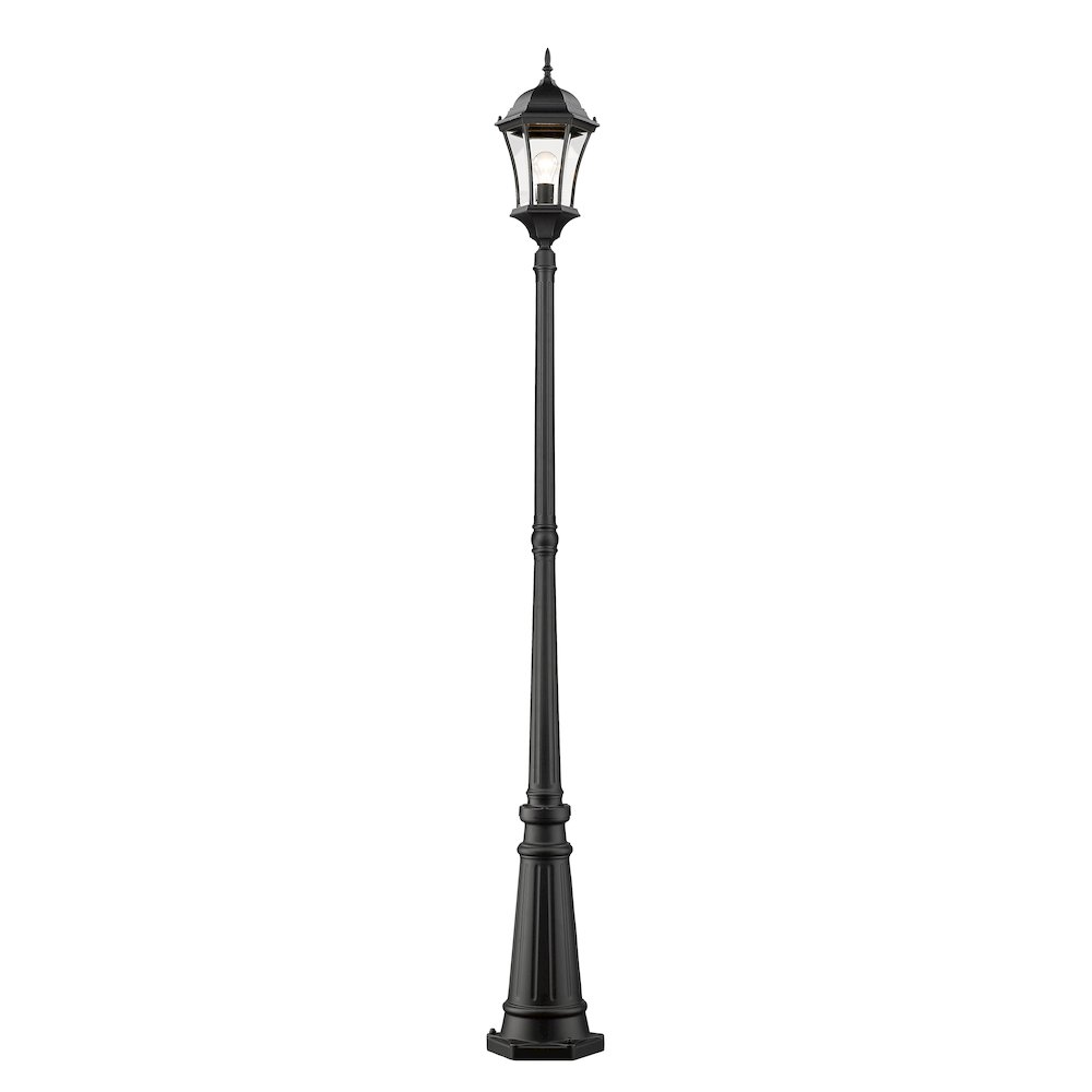 Z-Lite 1 Light Outdoor Post Mounted Fixture. Picture 2