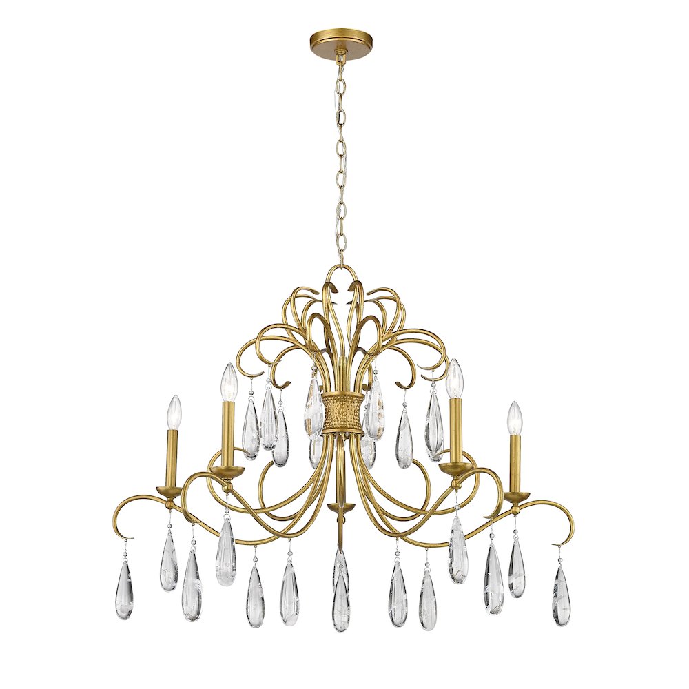 Z-Lite 5 Light Chandelier. Picture 1