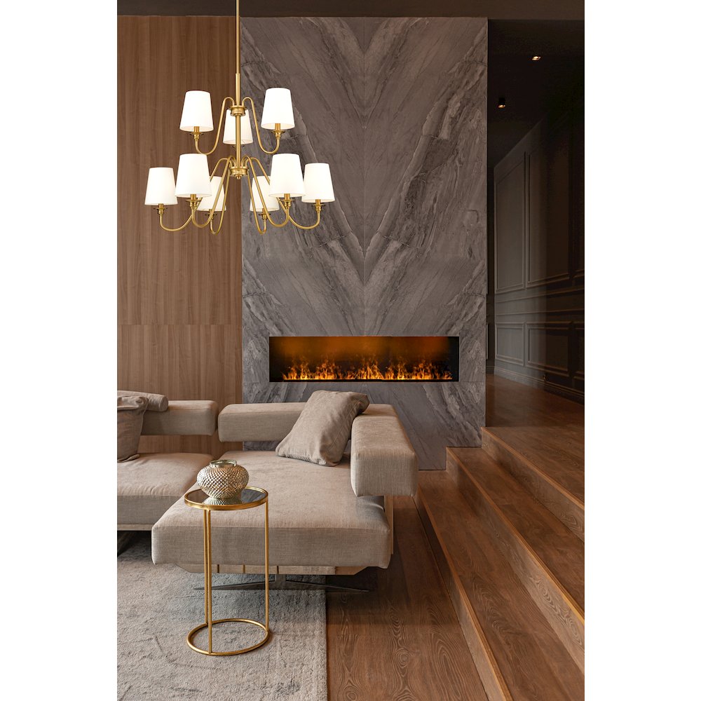 Z-Lite 9 Light Chandelier. Picture 6
