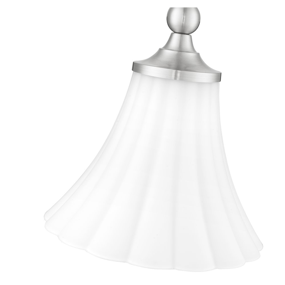 Z-Lite 1 Light Pendant, Brushed Nickel. Picture 4