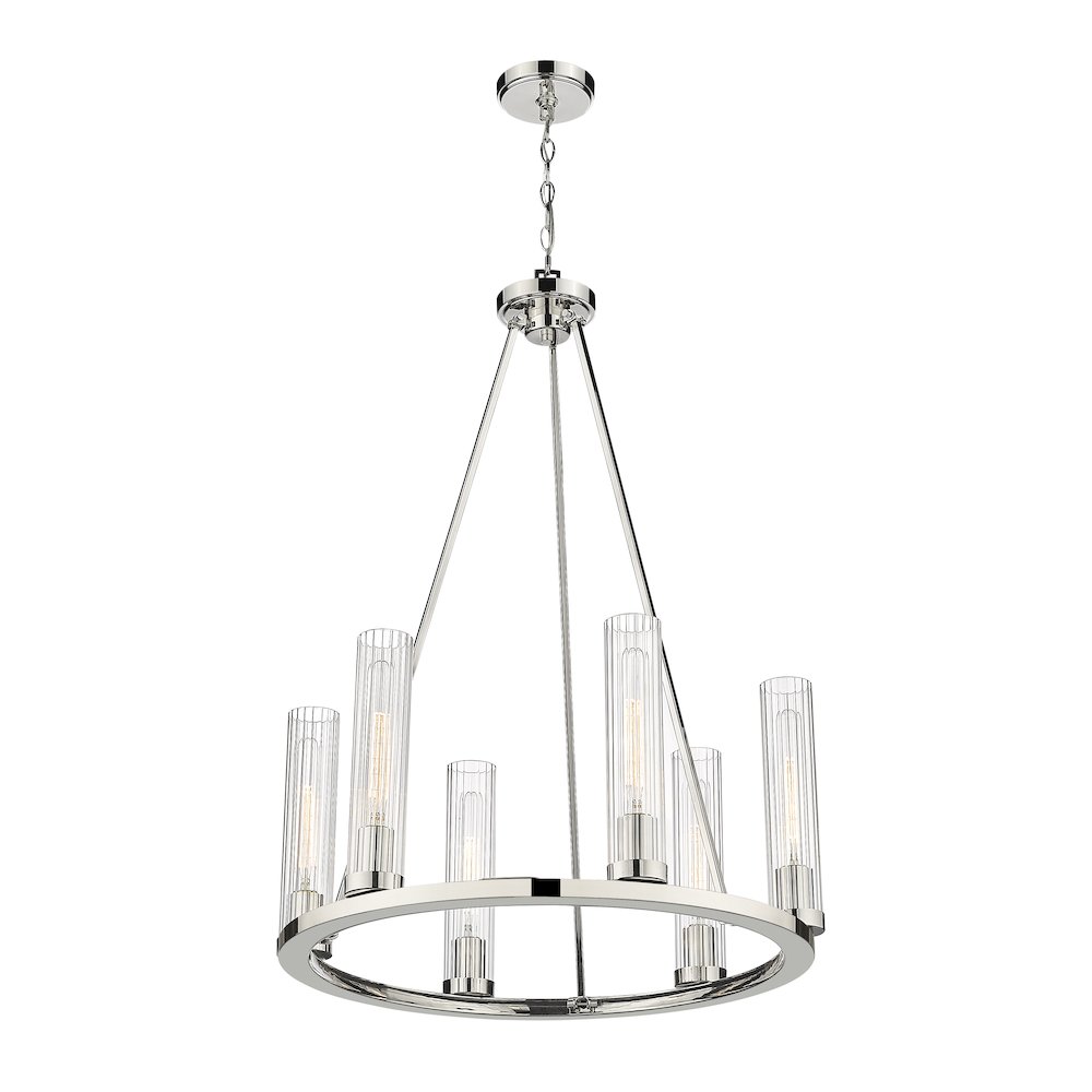 Z-Lite 6 Light Chandelier. Picture 3