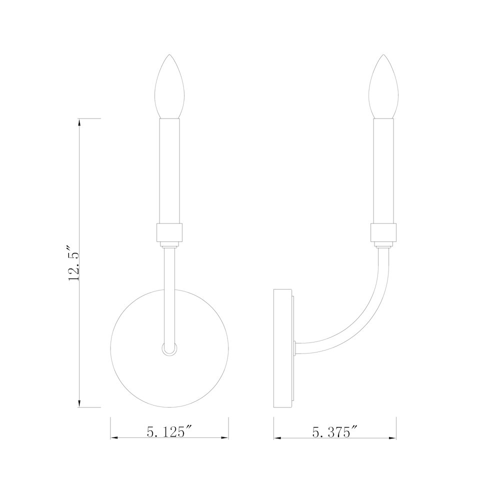 Z-Lite 1 Light Wall Sconce. Picture 8