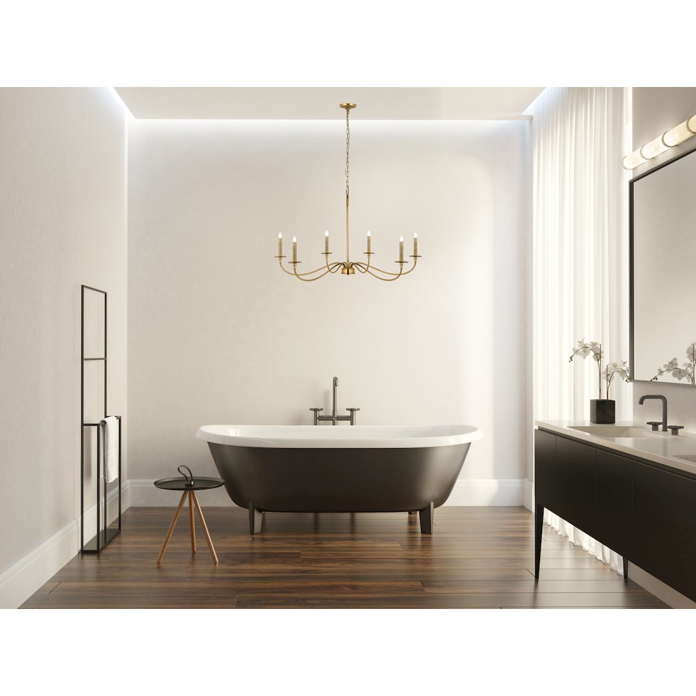 Z-Lite 6 Light Chandelier. Picture 6
