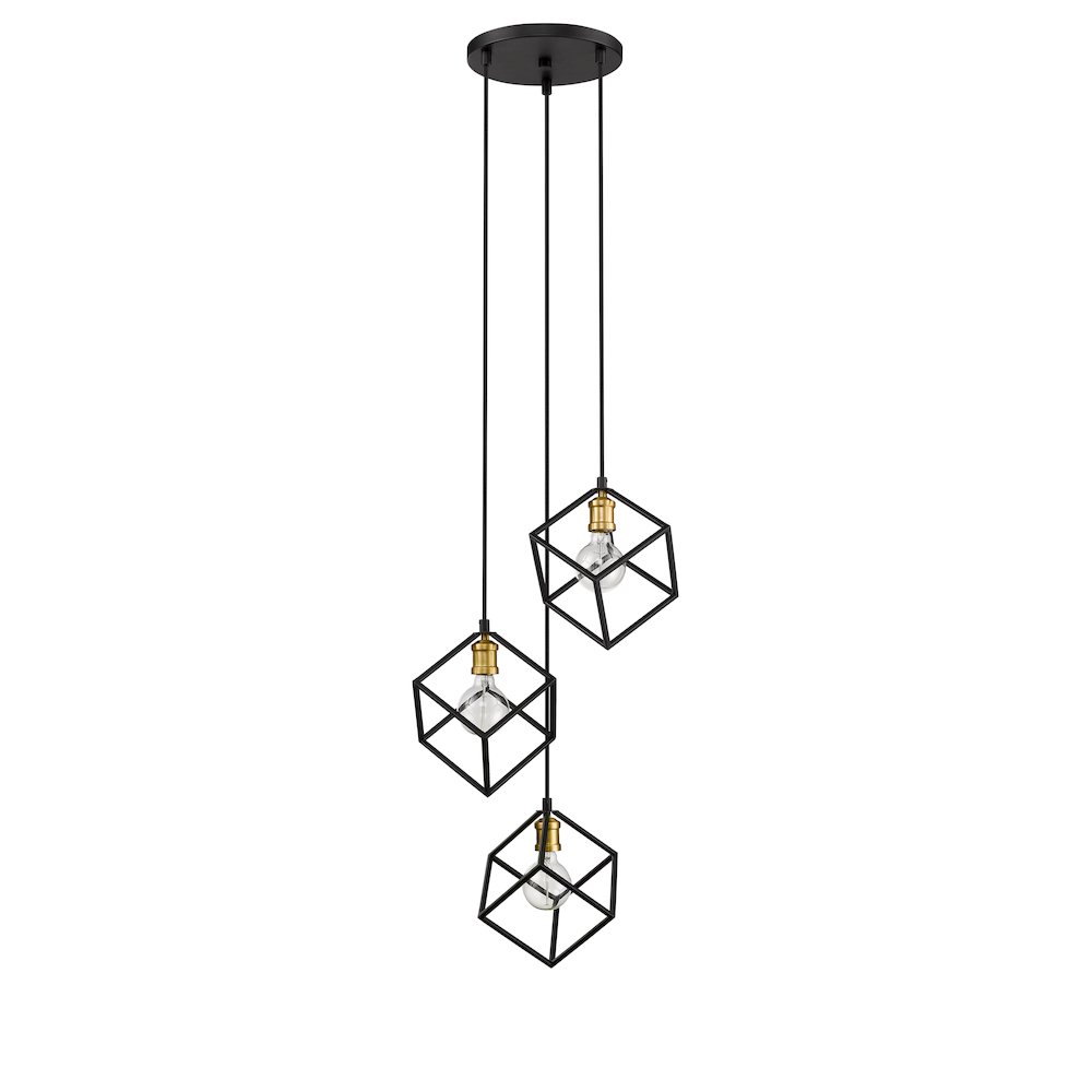 Z-Lite 3 Light Chandelier. Picture 5