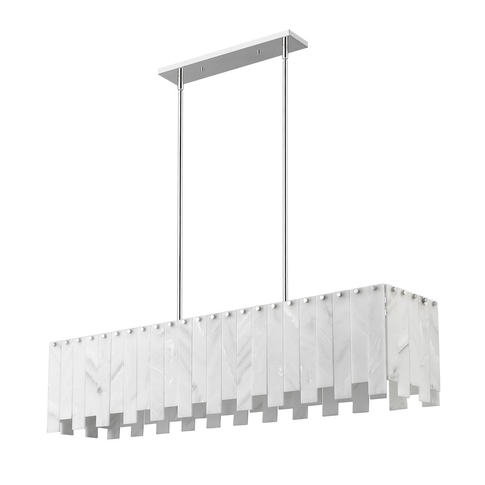 Z-Lite 7 Light Linear Chandelier. Picture 5