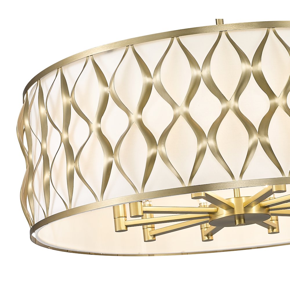Z-Lite 10 Light Pendant. Picture 4