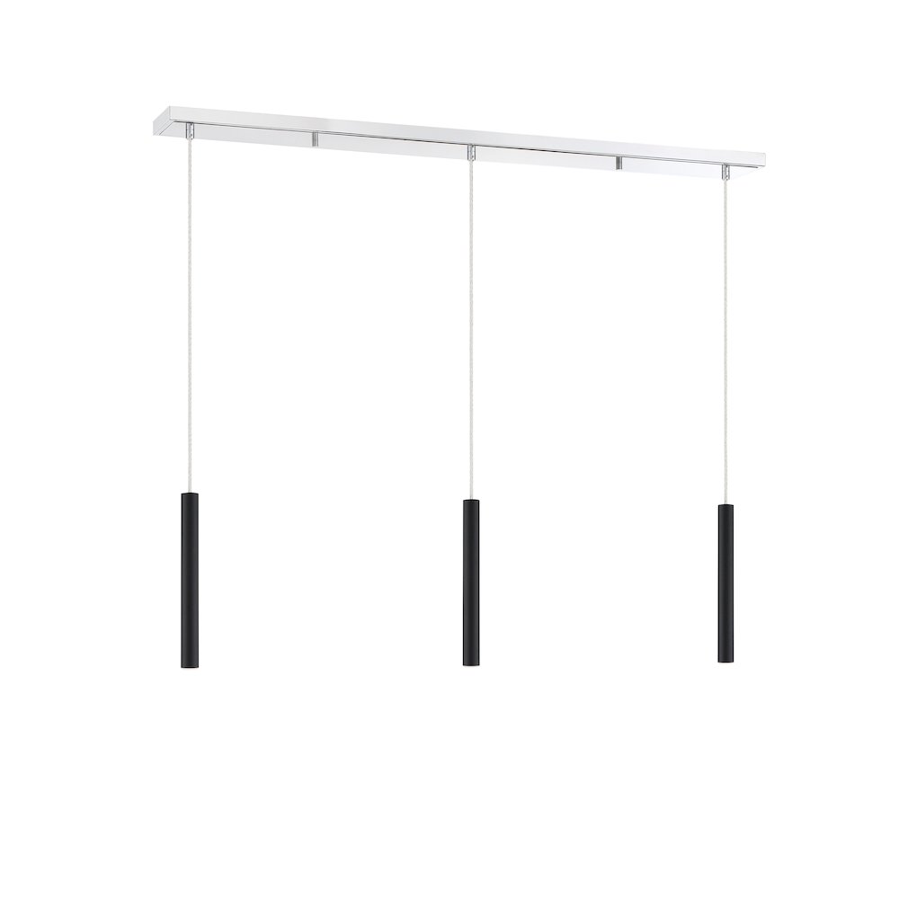 Z-Lite 3 Light Linear Chandelier. Picture 3