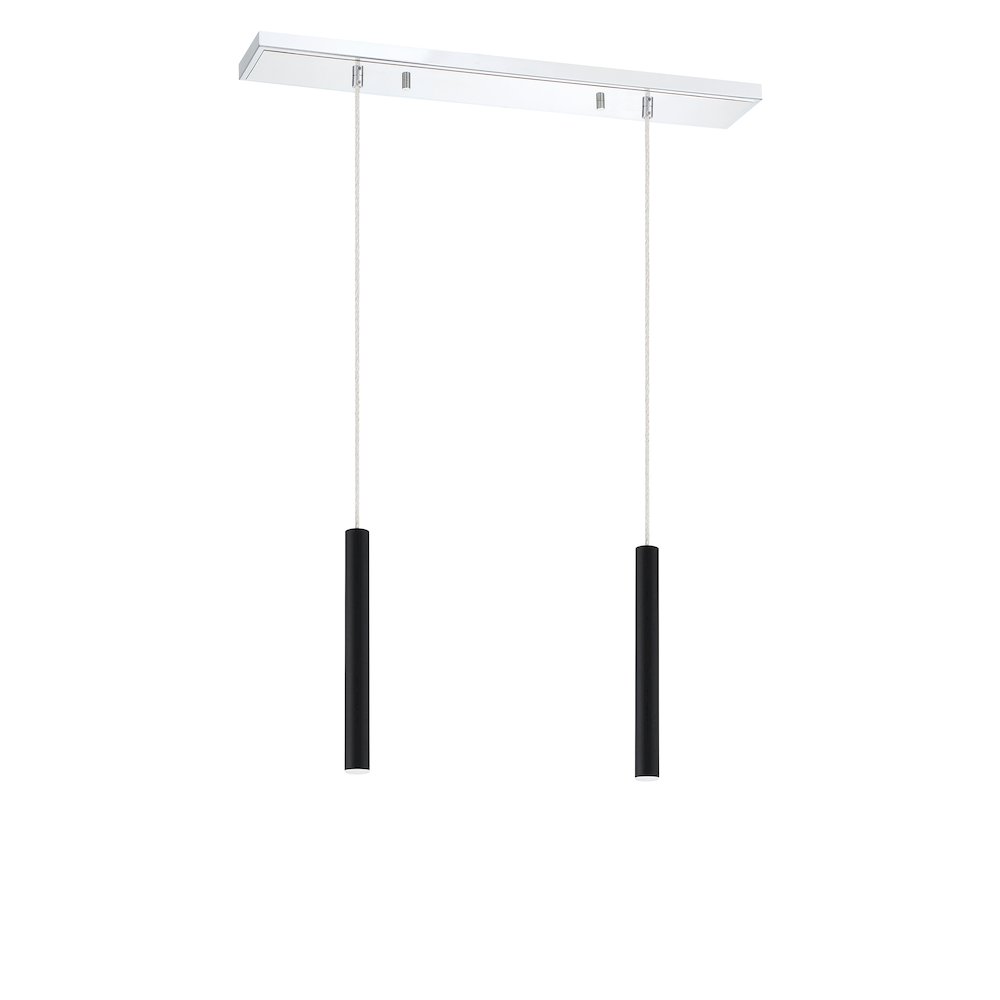 Z-Lite 2 Light Linear Chandelier. Picture 5