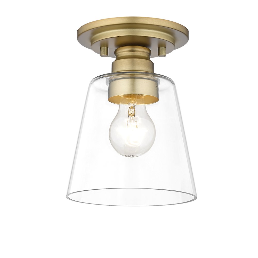 Z-Lite 1 Light Flush Mount. Picture 1