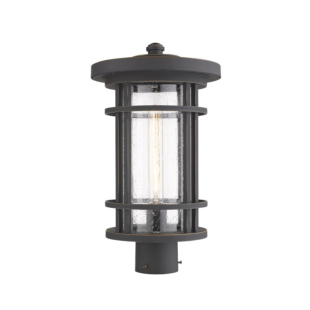 Z-Lite 1 Light Outdoor Post Mount Fixture. Picture 1