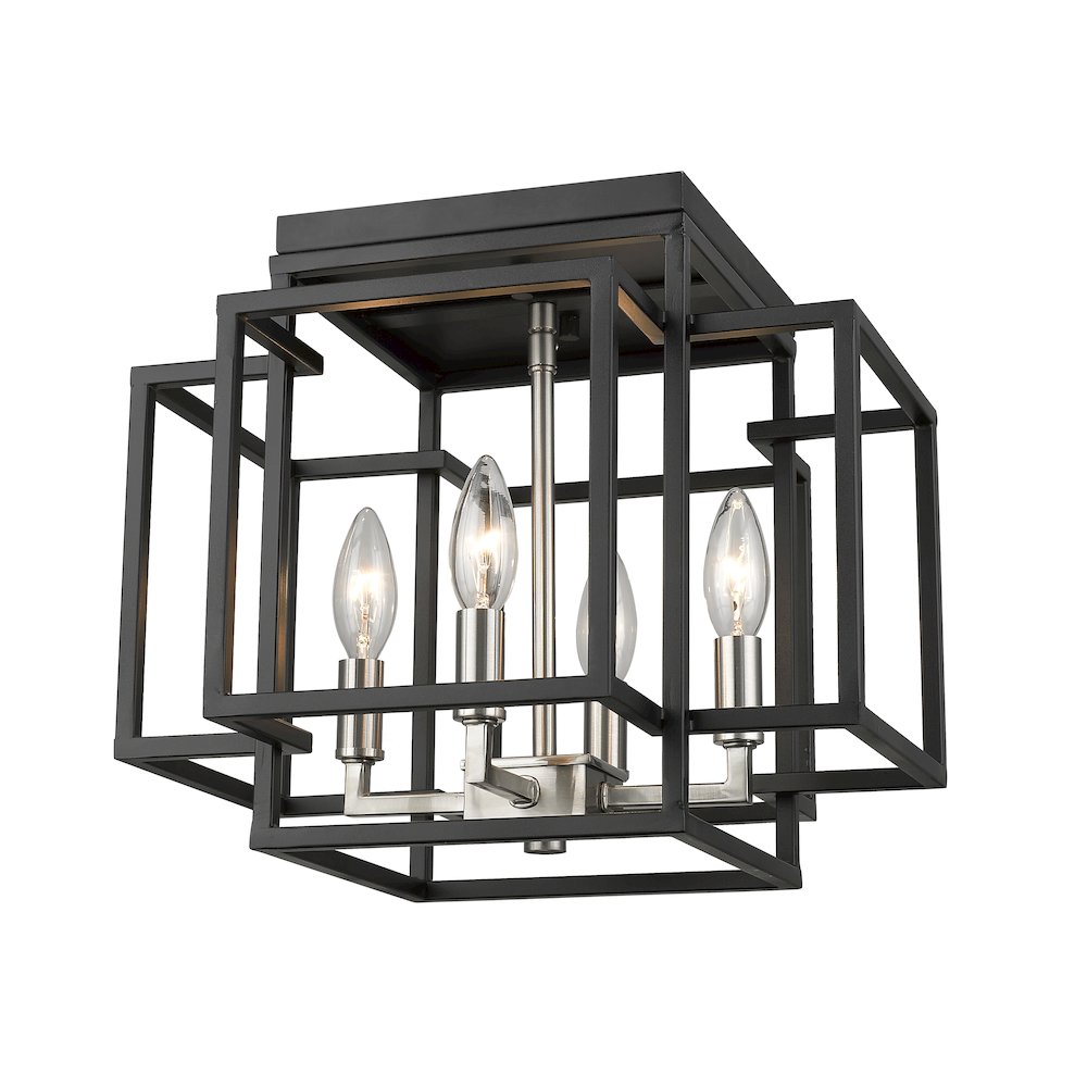 Z-Lite 4 Light Flush Mount. Picture 4
