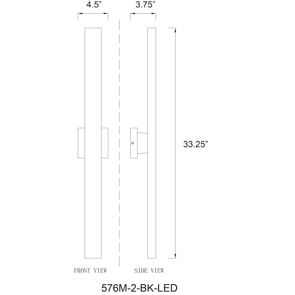 Z-Lite 2 Light Outdoor Wall Light. Picture 8