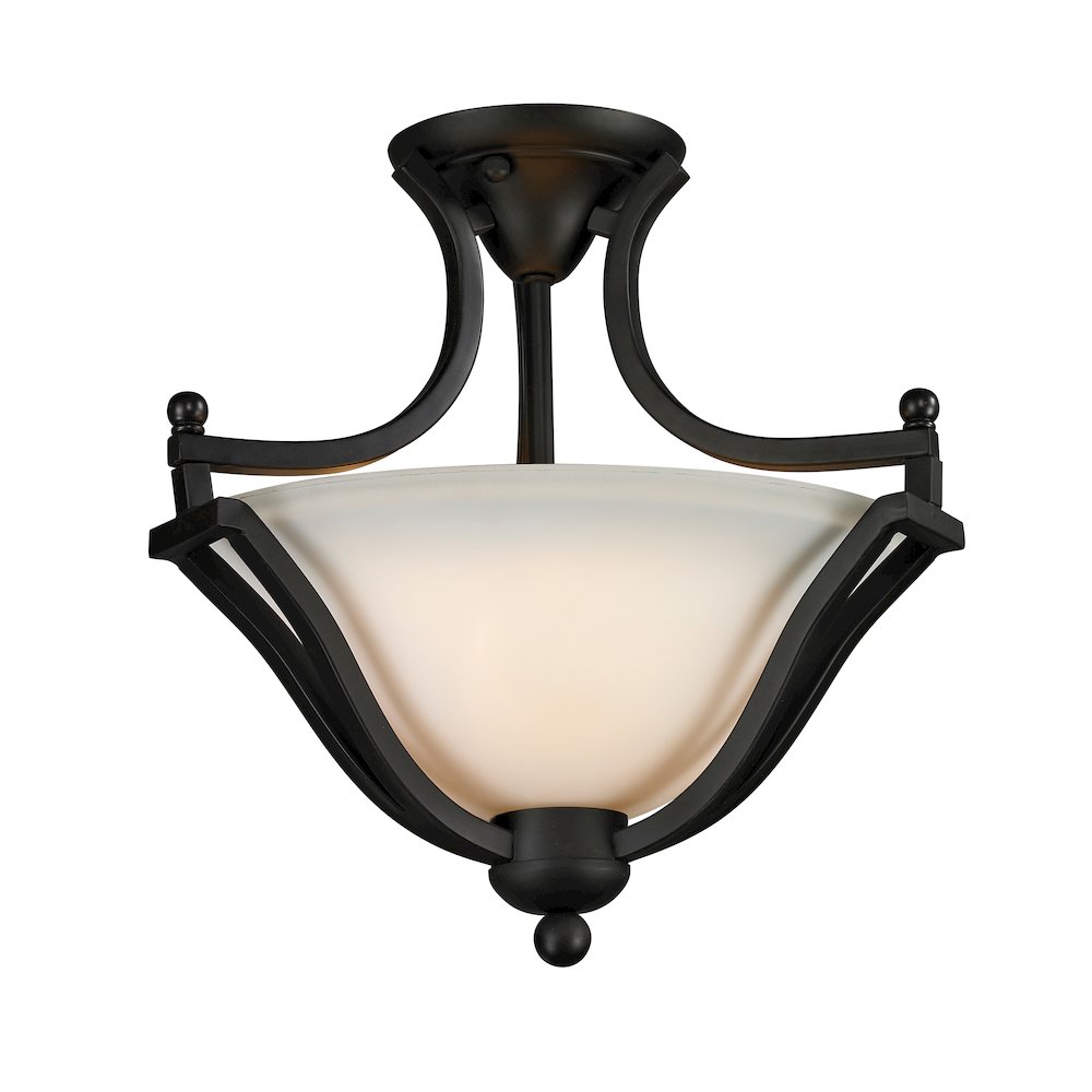 Z-Lite 2 Light Semi Flush Mount. Picture 1