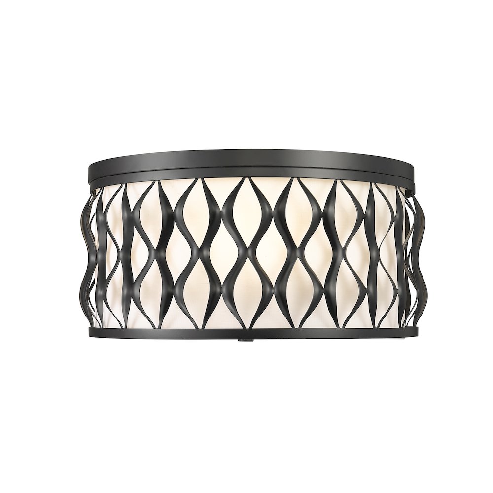 Z-Lite 4 Light Flush mount. Picture 1