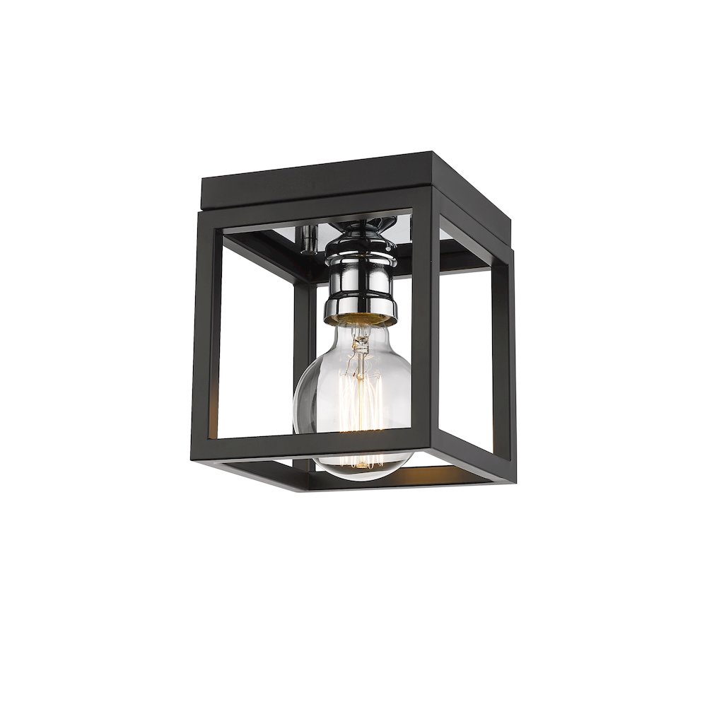 Z-Lite 1 Light Flush Mount. Picture 1