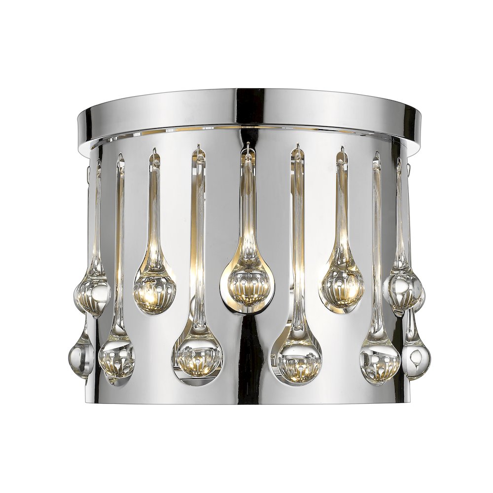 Z-Lite 3 Light Flush Mount. Picture 1