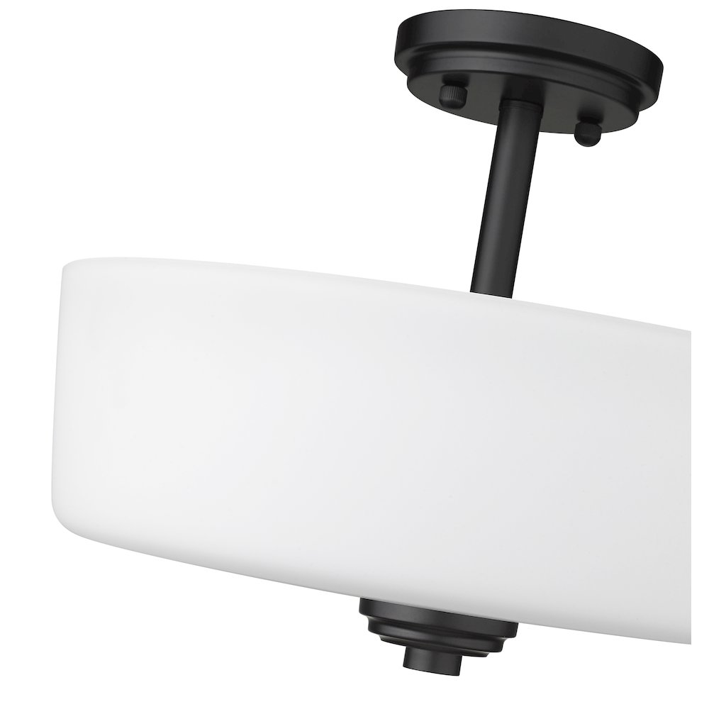 Z-Lite 3 Light Semi Flush Mount. Picture 4