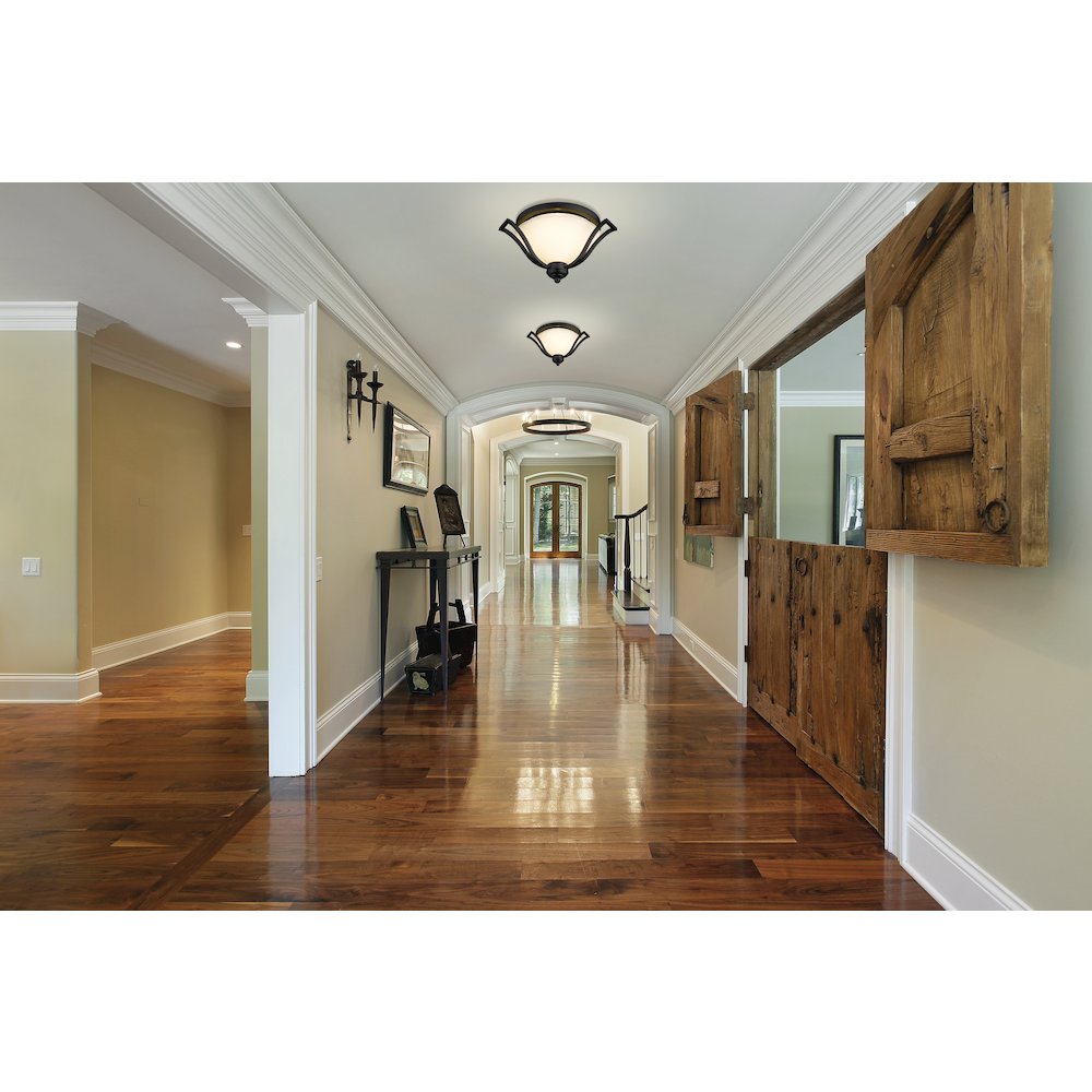 Z-Lite 3 Light Flush Mount. Picture 7